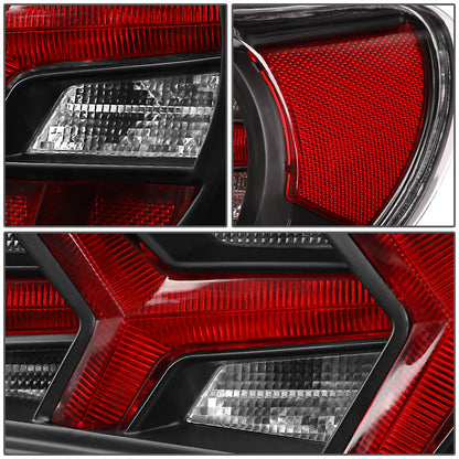 FAROS TRASEROS 13-17 SCION FRS, SUBARU BRZ - BLACK HOUSING / CLEAR LENS / CLEAR SIGNAL