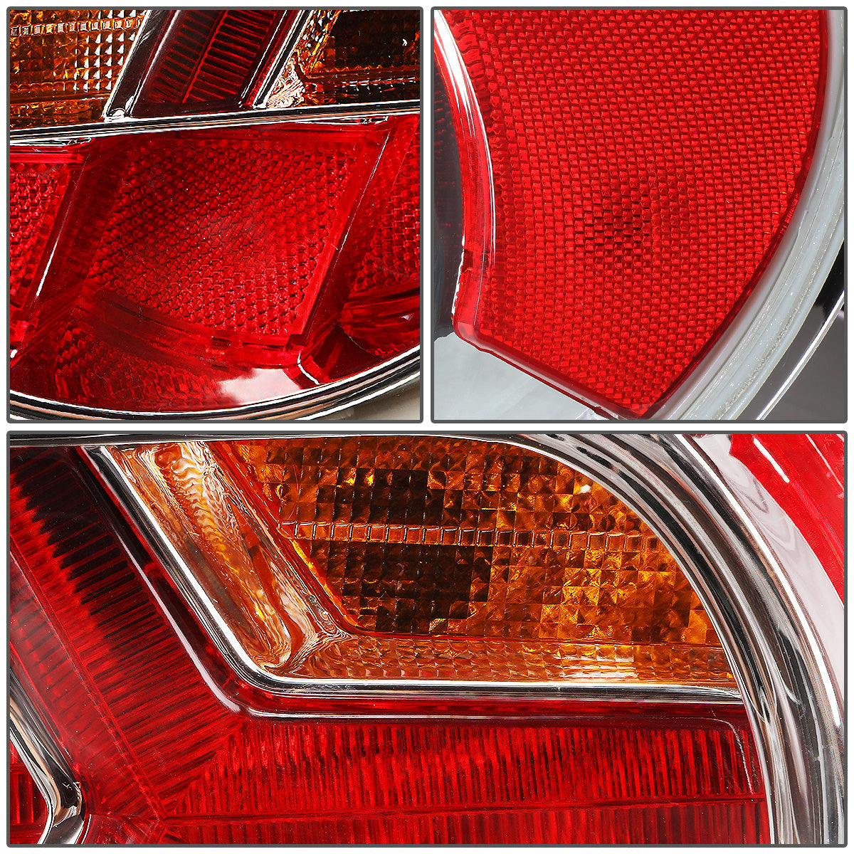 FAROS TRASEROS 13-17 SCION FRS, SUBARU BRZ - CHROME HOUSING / CLEAR LENS / AMBER SIGNAL
