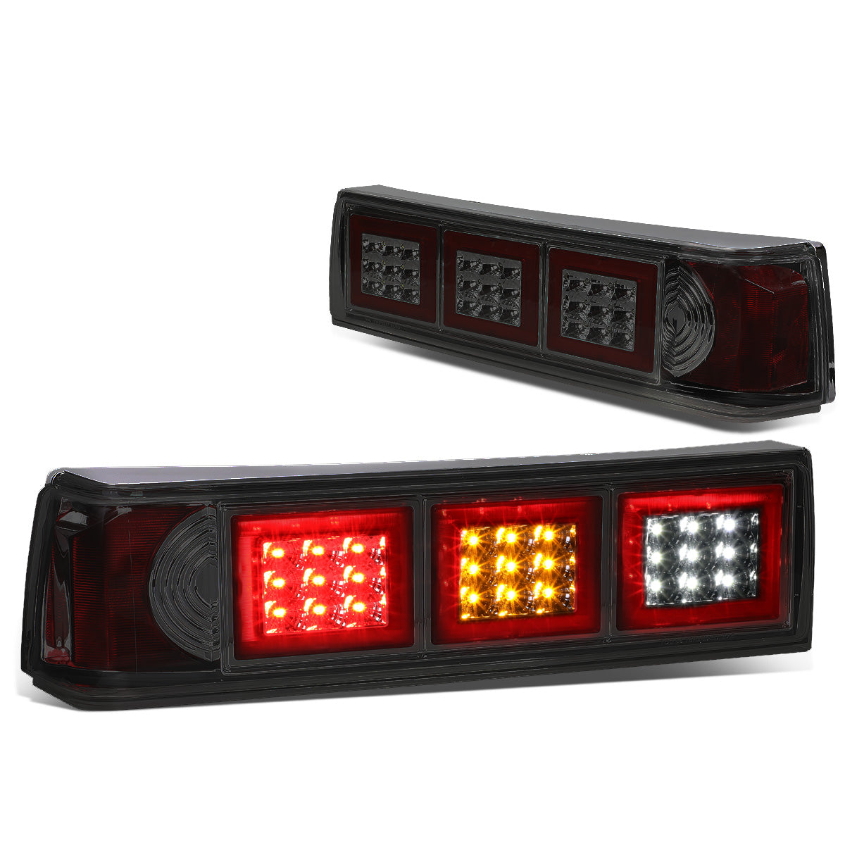 FAROS TRASEROS 87-93 FORD MUSTANG - LED - SMOKE