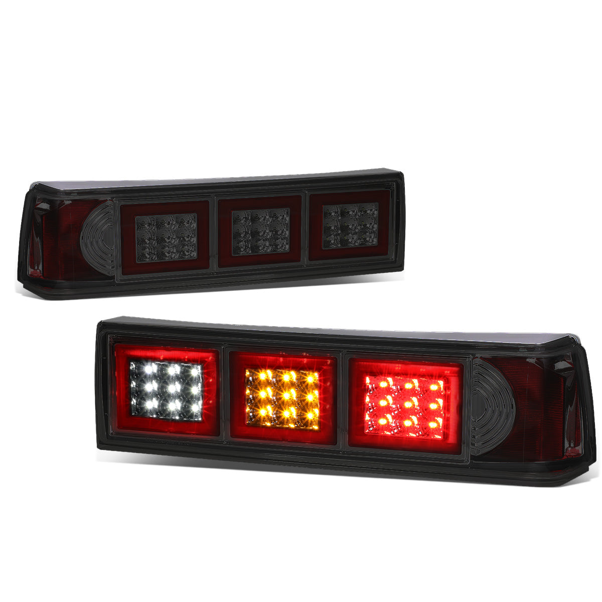 FAROS TRASEROS 87-93 FORD MUSTANG - LED - SMOKE