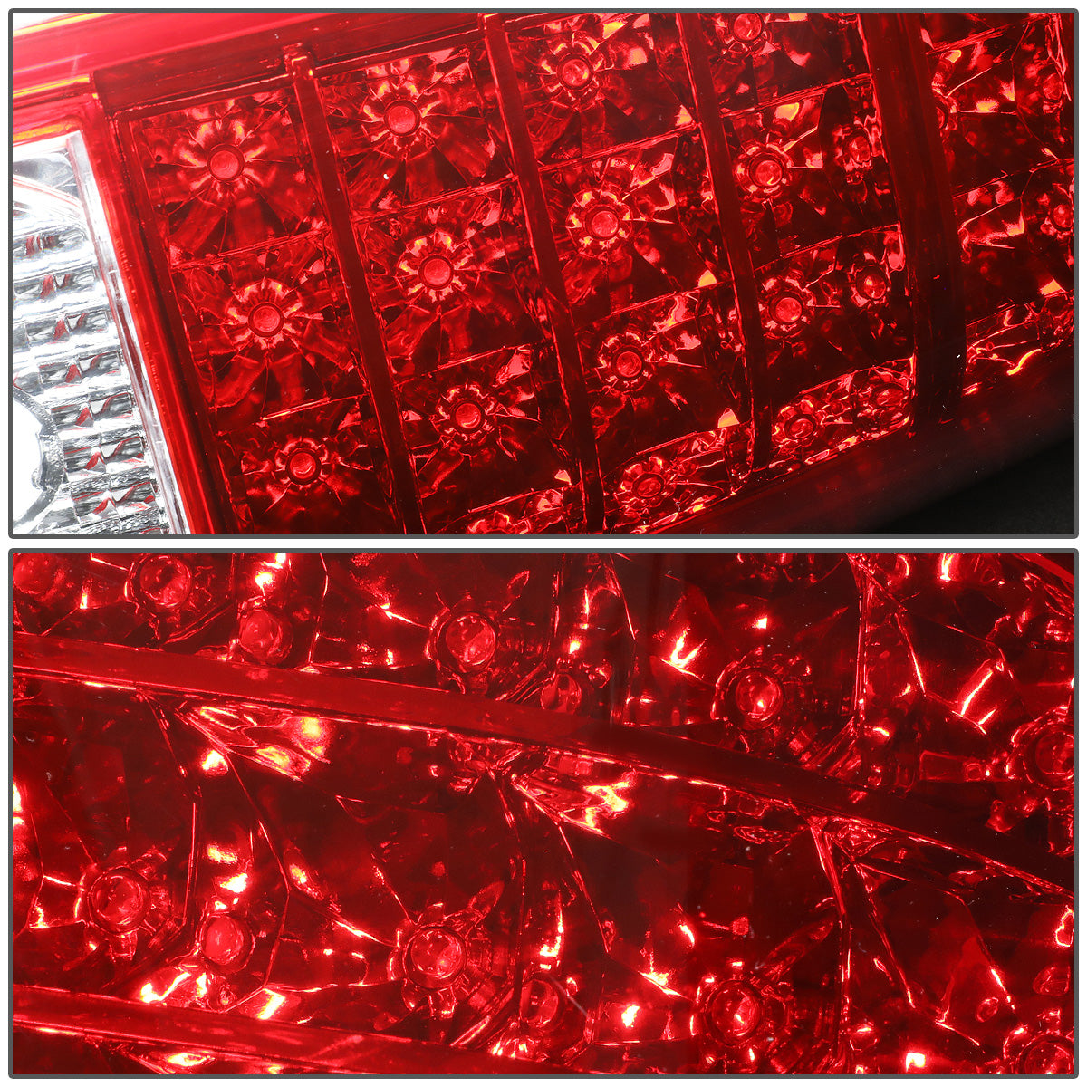 FAROS TRASEROS 07-14 CHEVY SUBURBAN / TAHOE / YUKON - LED - RED / CLEAR