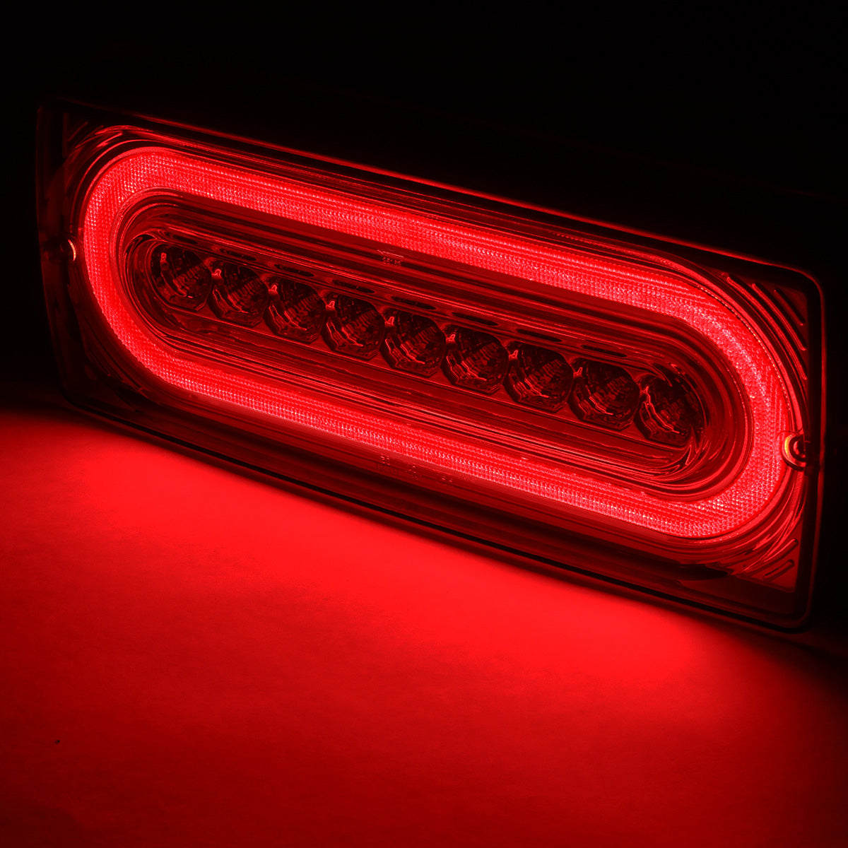 FAROS TRASEROS 99-17 MERCEDES-BENZ G-CLASS / 14-17 G63 AMG - LED - RED / CLEAR