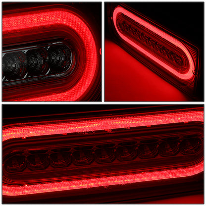 FAROS TRASEROS 99-17 MERCEDES-BENZ G-CLASS / 14-17 G63 AMG - LED - RED / CLEAR