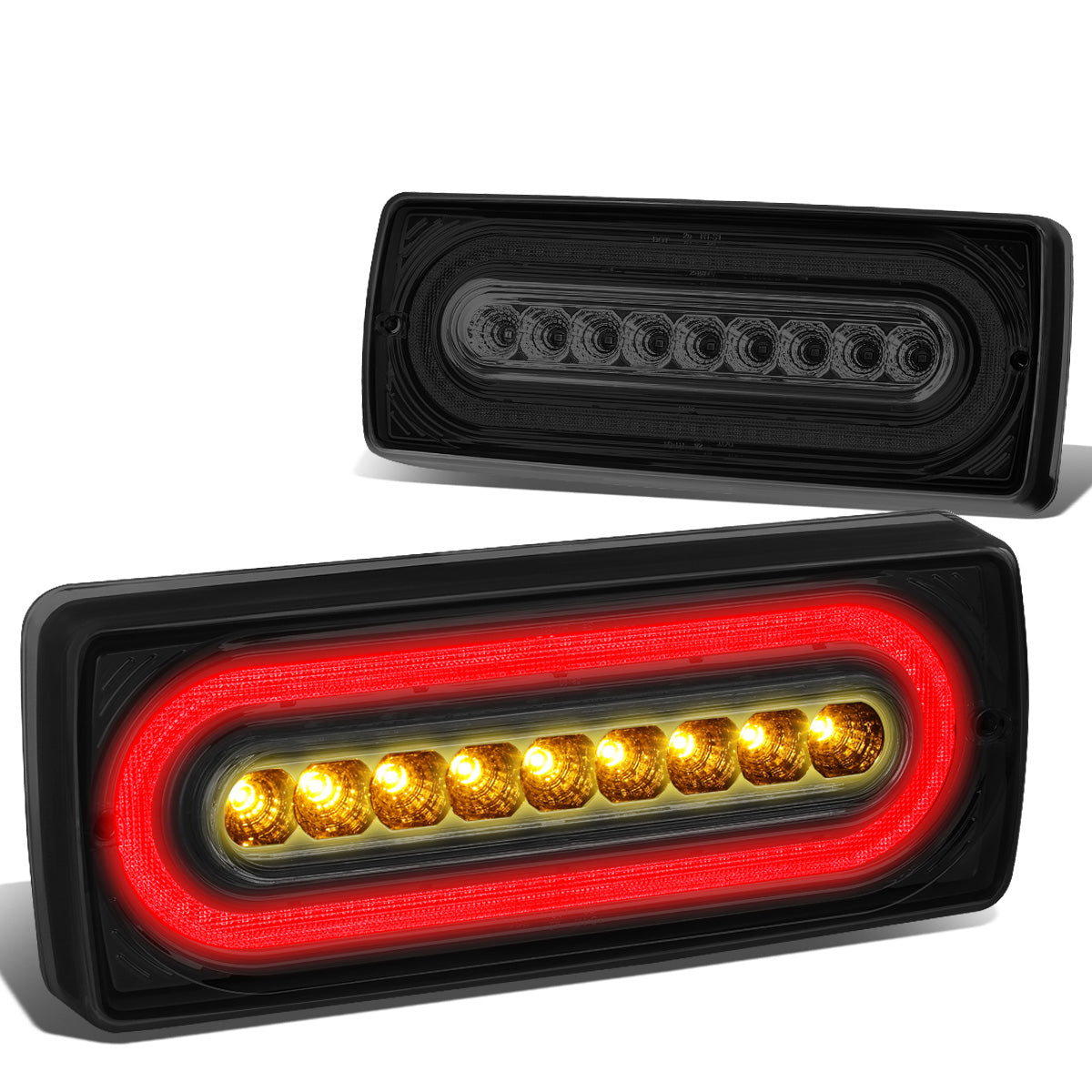 FAROS TRASEROS 99-17 MERCEDES-BENZ G-CLASS / 14-17 G63 AMG - LED - RED / SMOKE