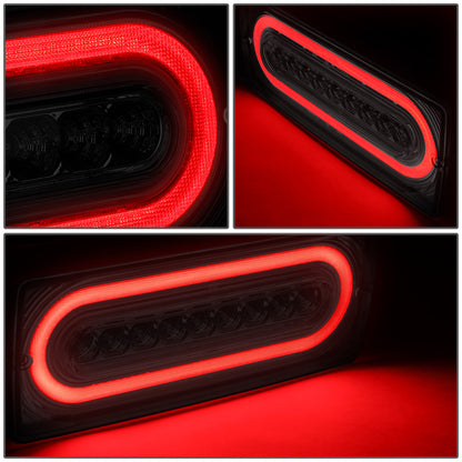 FAROS TRASEROS 99-17 MERCEDES-BENZ G-CLASS / 14-17 G63 AMG - LED - RED / SMOKE