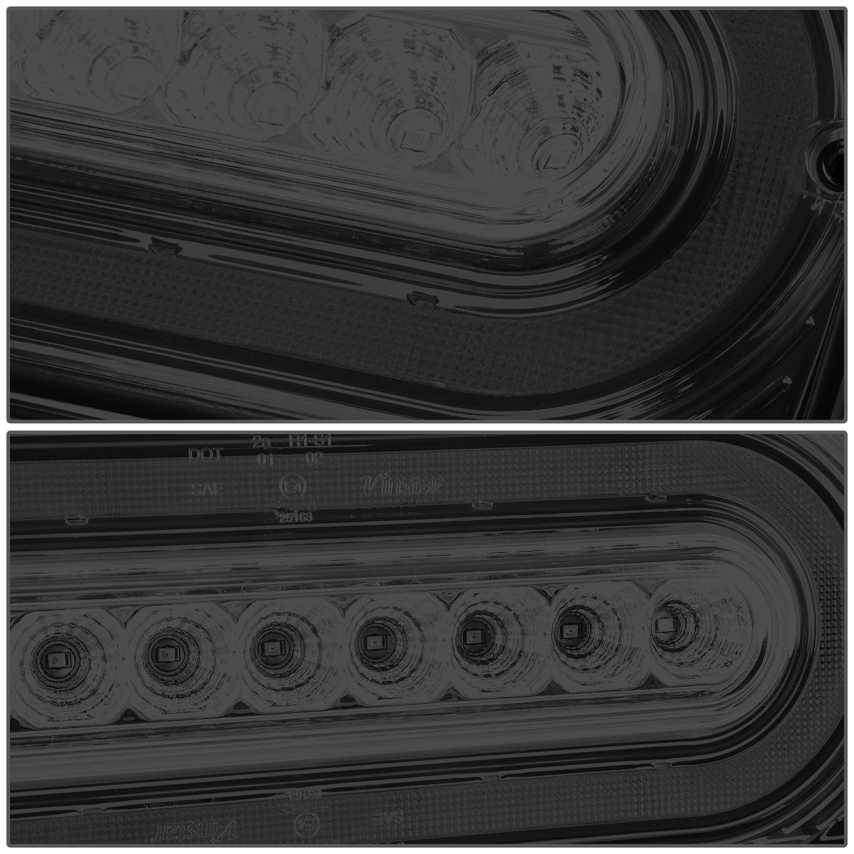 FAROS TRASEROS 99-17 MERCEDES-BENZ G-CLASS / 14-17 G63 AMG - LED - RED / SMOKE