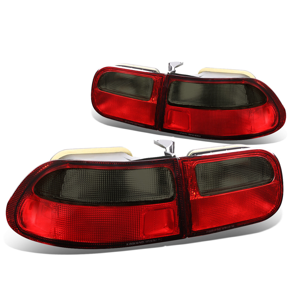 FAROS TRASEROS 92-95 HONDA CIVIC 2/3-DOOR - RED / SMOKE
