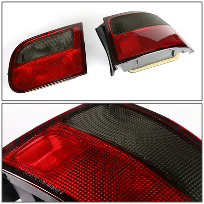 FAROS TRASEROS 92-95 HONDA CIVIC 2/3-DOOR - RED / SMOKE