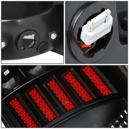 FAROS TRASEROS 05-15 TOYOTA TACOMA - LED - BLACK / CLEAR