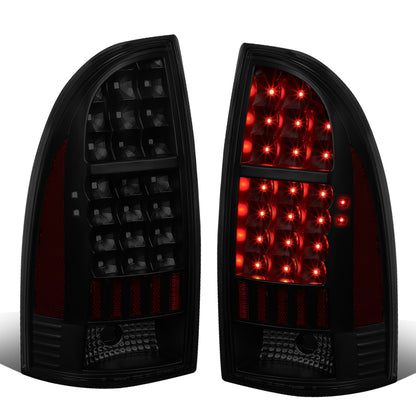 FAROS TRASEROS 05-15 TOYOTA TACOMA - LED - BLACK / SMOKE