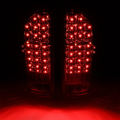 FAROS TRASEROS 05-15 TOYOTA TACOMA - LED - CHROME / CLEAR