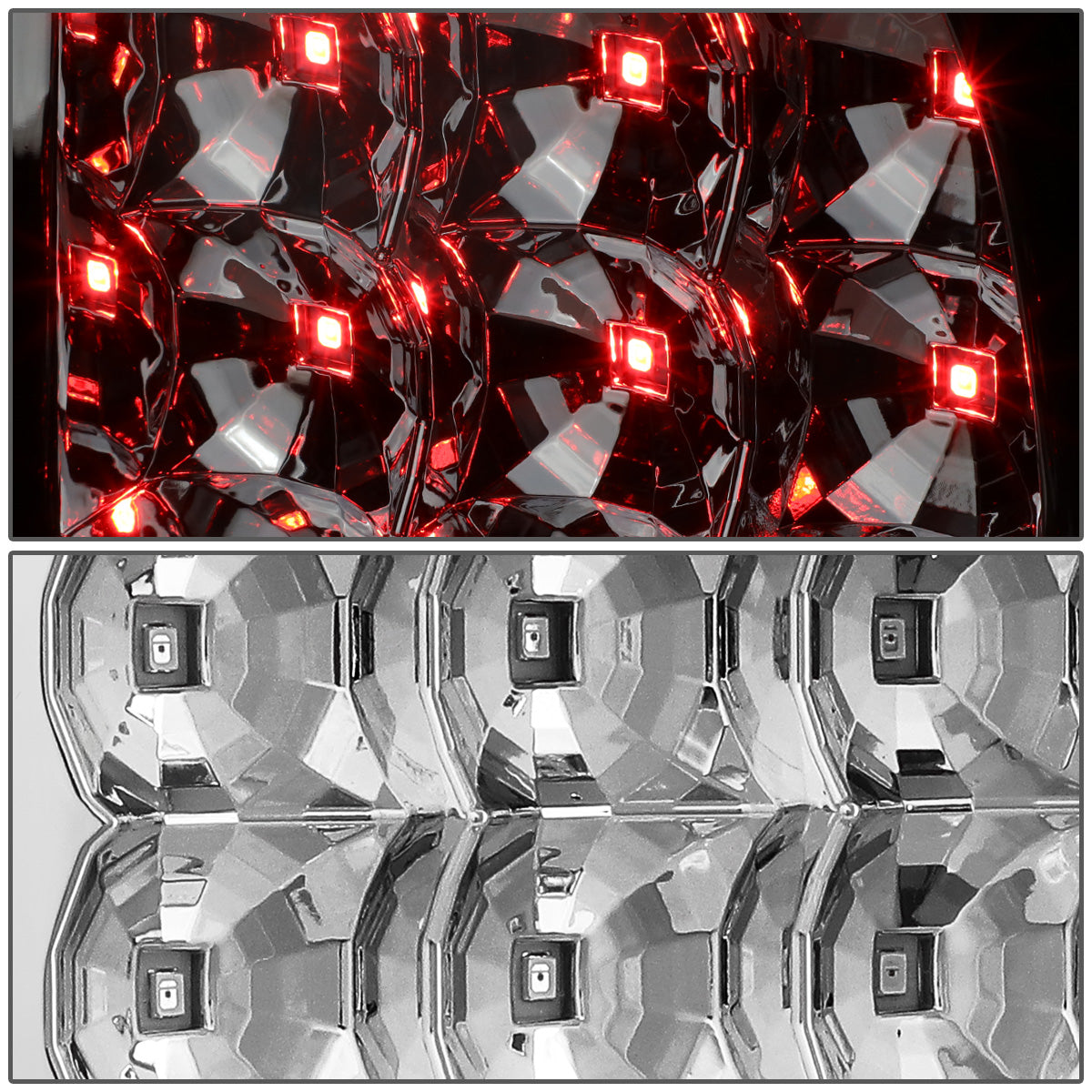 FAROS TRASEROS 05-15 TOYOTA TACOMA - LED - CHROME / CLEAR
