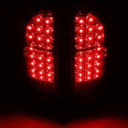 FAROS TRASEROS 05-15 TOYOTA TACOMA - LED - CHROME / RED