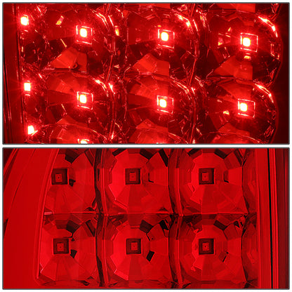 FAROS TRASEROS 05-15 TOYOTA TACOMA - LED - CHROME / RED