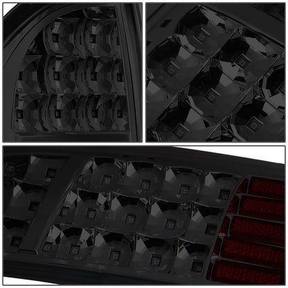 FAROS TRASEROS 05-15 TOYOTA TACOMA - LED - CHROME / SMOKE
