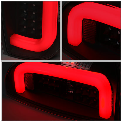 FAROS TRASEROS 14-18 TOYOTA TUNDRA - TUBE BAR - 3D - LED - BLACK / SMOKE