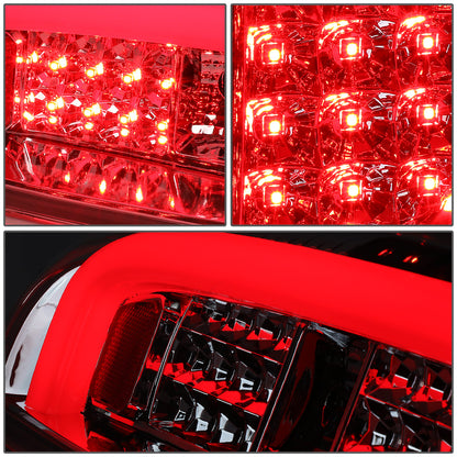 FAROS TRASEROS 14-18 TOYOTA TUNDRA - TUBE BAR - 3D - LED - CHROME / CLEAR