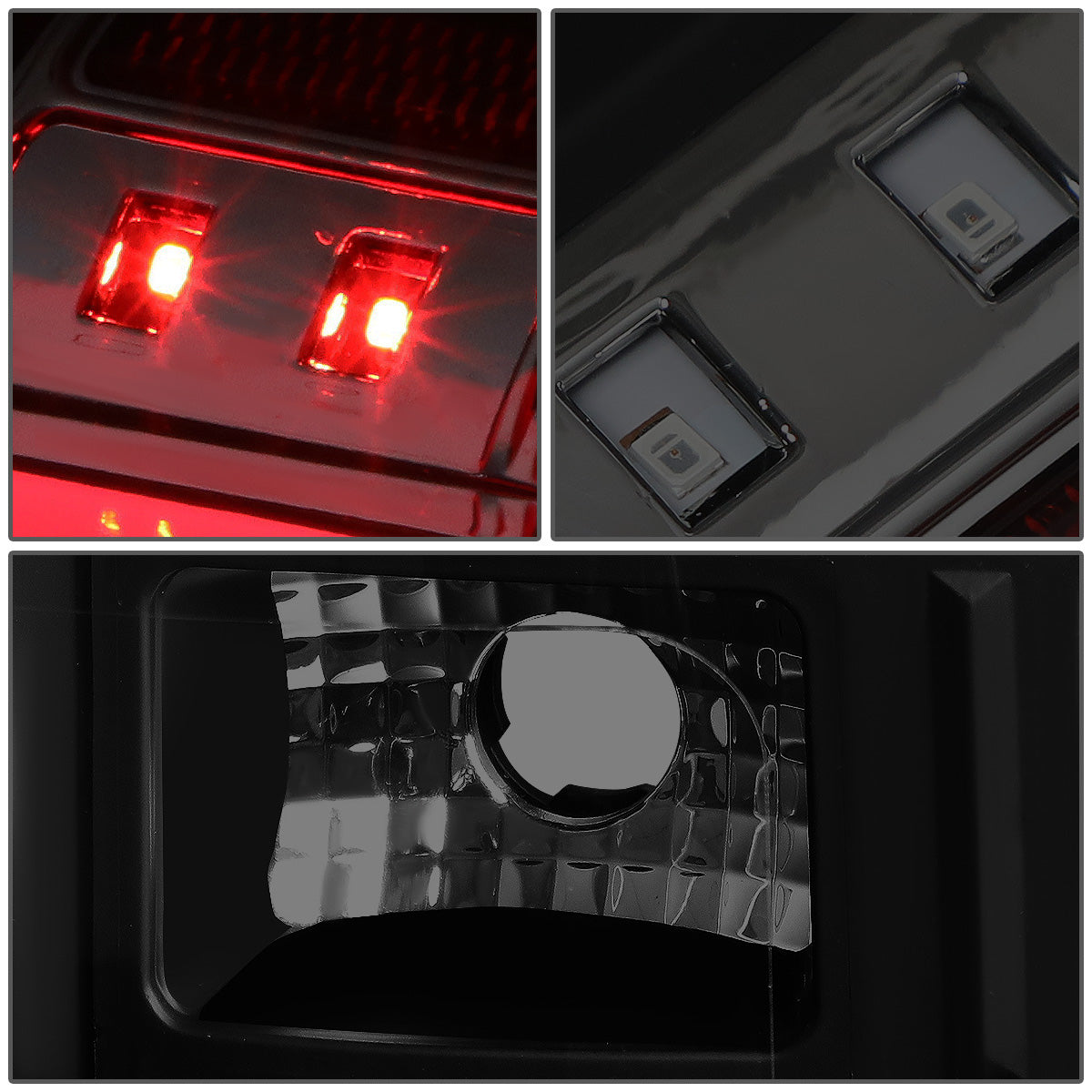 FAROS TRASEROS 14-18 TOYOTA TUNDRA - FULL LED - BLACK / SMOKE