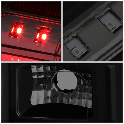 FAROS TRASEROS 14-18 TOYOTA TUNDRA - FULL LED - BLACK / SMOKE