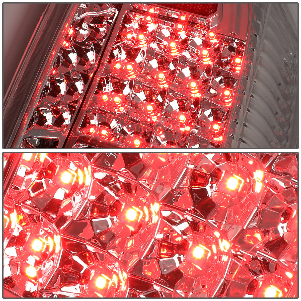 FAROS TRASEROS 14-18 TOYOTA TUNDRA - FULL LED - CHROME / CLEAR
