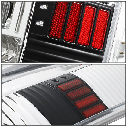 FAROS TRASEROS 14-18 TOYOTA TUNDRA - FULL LED - CHROME / CLEAR