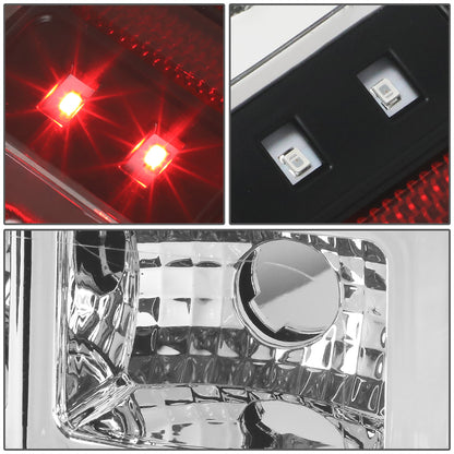 FAROS TRASEROS 14-18 TOYOTA TUNDRA - FULL LED - CHROME / CLEAR