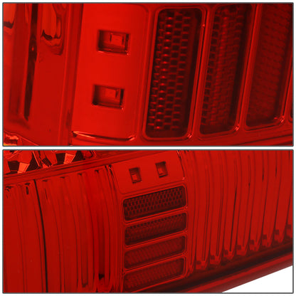FAROS TRASEROS 14-18 TOYOTA TUNDRA - FULL LED - CHROME / RED