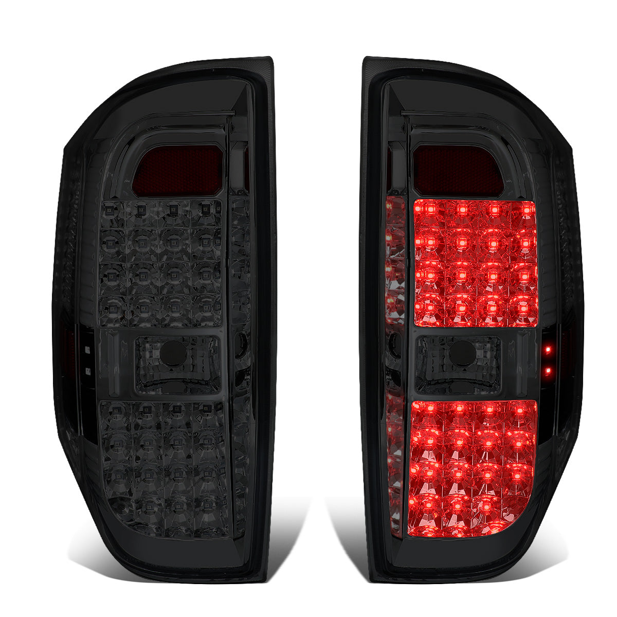 FAROS TRASEROS 14-18 TOYOTA TUNDRA - FULL LED - CHROME / SMOKE