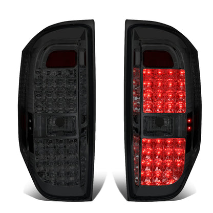 FAROS TRASEROS 14-18 TOYOTA TUNDRA - FULL LED - CHROME / SMOKE