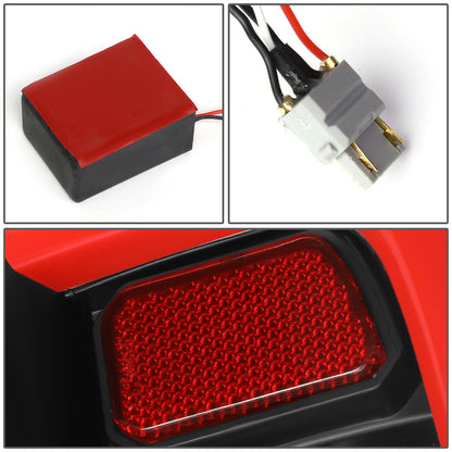 FAROS TRASEROS 14-18 TOYOTA TUNDRA - TUBE BAR - 3D - RED LED - BLACK / CLEAR