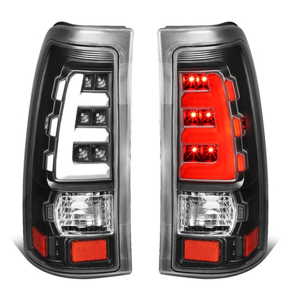 FAROS TRASEROS 99-02 CHEVY SILVERADO 1500, SILVERADO 2500, SILVERADO 3500HD / 99-03 GMC SIERRA 1500, SIERRA 2500HD - FITS FLEETSIDE MODELS ONLY - LED - CLEAR