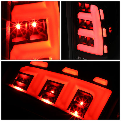 FAROS TRASEROS 99-02 CHEVY SILVERADO 1500, SILVERADO 2500, SILVERADO 3500HD / 99-03 GMC SIERRA 1500, SIERRA 2500HD - FITS FLEETSIDE MODELS ONLY - LED - CLEAR