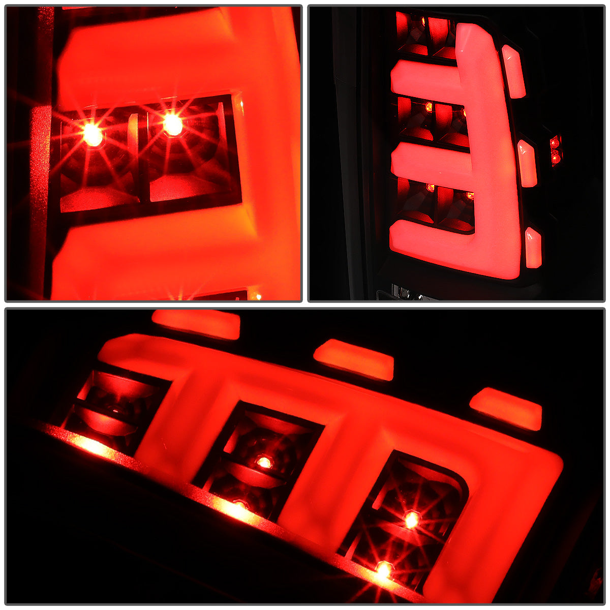 FAROS TRASEROS 99-02 CHEVY SILVERADO 1500, SILVERADO 2500, SILVERADO 3500HD / 99-03 GMC SIERRA 1500, SIERRA 2500HD - FITS FLEETSIDE MODELS ONLY - LED - SMOKE