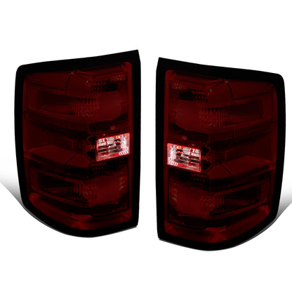 FAROS TRASEROS 14-18 CHEVY SILVERADO 1500 / 15-19 CHEVY SILVERADO 2500HD, SILVERADO 3500HD, GMC SIERRA 3500HD W/ DUALLY WHEELS / 2019 CHEVY SILVERADO 1500LD - FITS MODELS WITHOUT FACTORY LED TAIL LIGHTS -14-15 MODELS MUST REUSE ORIGINAL WIRING HARNESS -