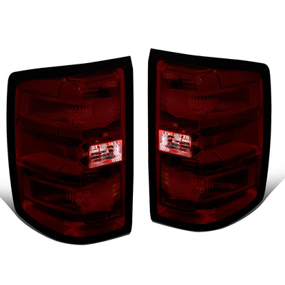 FAROS TRASEROS 14-18 CHEVY SILVERADO 1500 / 15-19 CHEVY SILVERADO 2500HD, SILVERADO 3500HD, GMC SIERRA 3500HD W/ DUALLY WHEELS / 2019 CHEVY SILVERADO 1500LD - FITS MODELS WITHOUT FACTORY LED TAIL LIGHTS -14-15 MODELS MUST REUSE ORIGINAL WIRING HARNESS -
