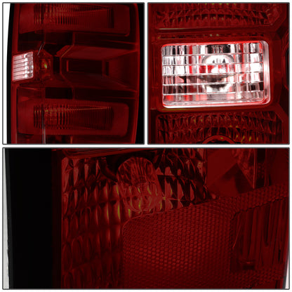 FAROS TRASEROS 14-18 CHEVY SILVERADO 1500 / 15-19 CHEVY SILVERADO 2500HD, SILVERADO 3500HD, GMC SIERRA 3500HD W/ DUALLY WHEELS / 2019 CHEVY SILVERADO 1500LD - FITS MODELS WITHOUT FACTORY LED TAIL LIGHTS -14-15 MODELS MUST REUSE ORIGINAL WIRING HARNESS -