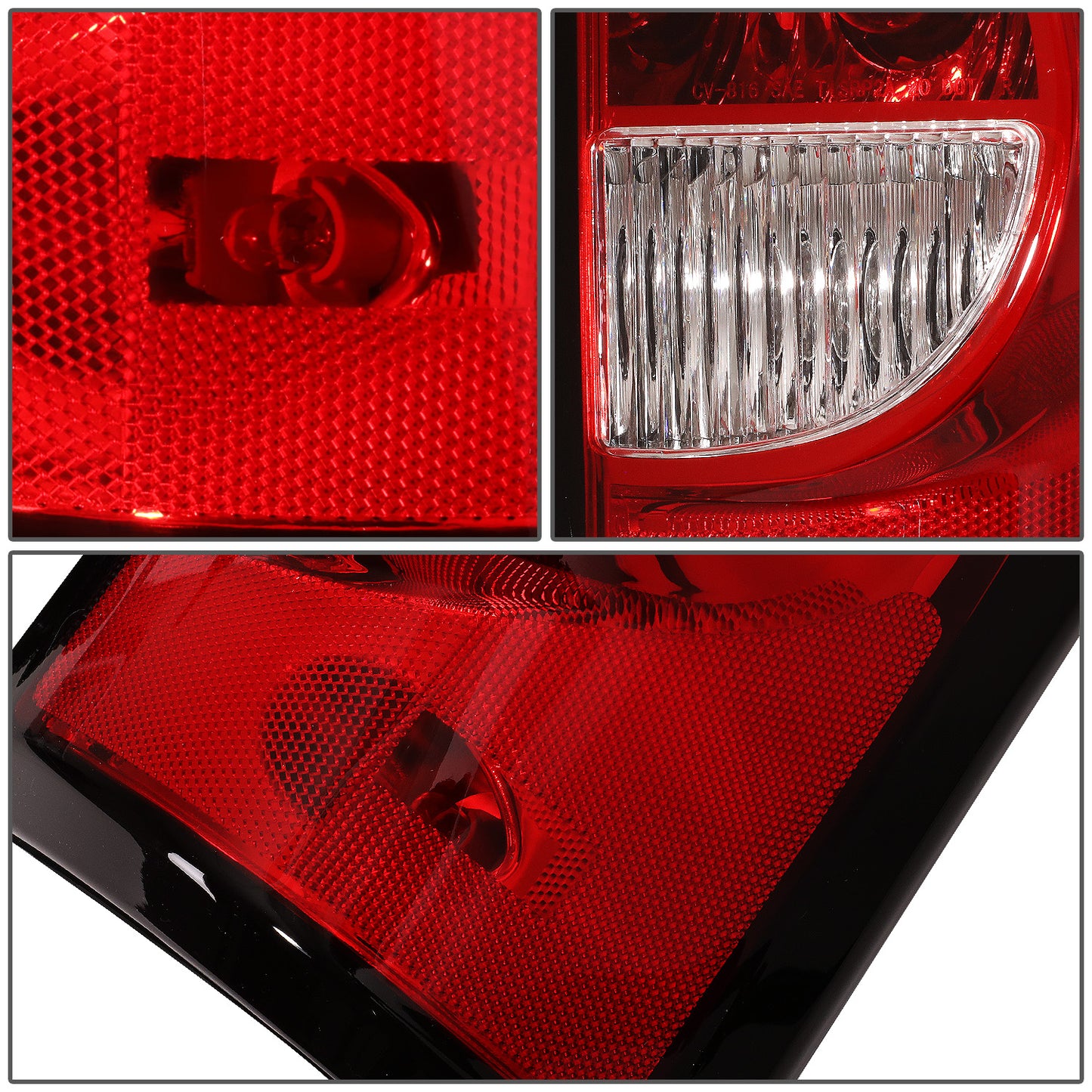 FAROS TRASEROS 03-06 CHEVY SILVERADO 1500, 2500, 3500, 1500HD, 2500HD, 3500HD / 2007 CHEVY SILVERADO 1500, 1500HD, 2500HD, 3500 CLASSIC - FITS FLEETSIDE MODELS ONLY W/O DUALLY WHEELS - RIGHT - RED