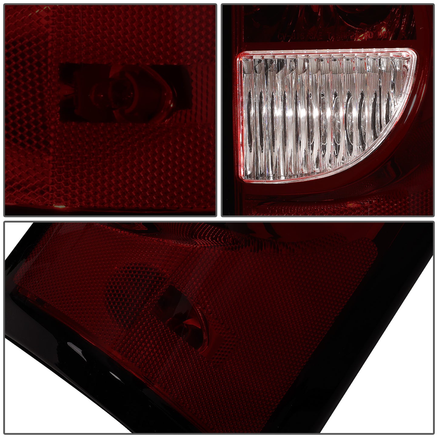FAROS TRASEROS 03-06 CHEVY SILVERADO 1500, 2500, 3500, 1500HD, 2500HD, 3500HD / 2007 CHEVY SILVERADO 1500, 1500HD, 2500HD, 3500 CLASSIC - FITS FLEETSIDE MODELS ONLY W/O DUALLY WHEELS - SMOKE