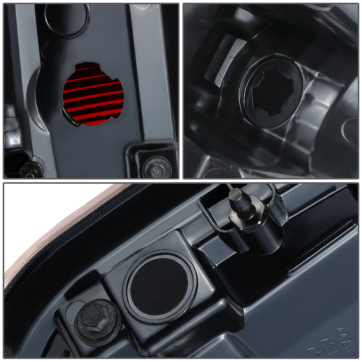 FAROS TRASEROS 09-14 FORD F-150 - BLACK/RED