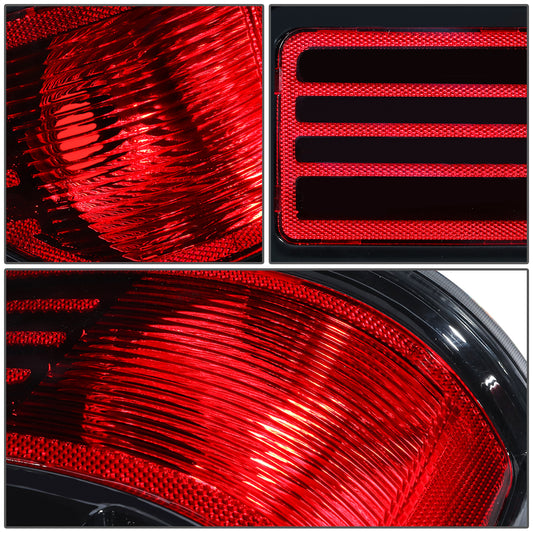 FAROS TRASEROS 09-14 FORD F-150 - LEFT - BLACK/RED