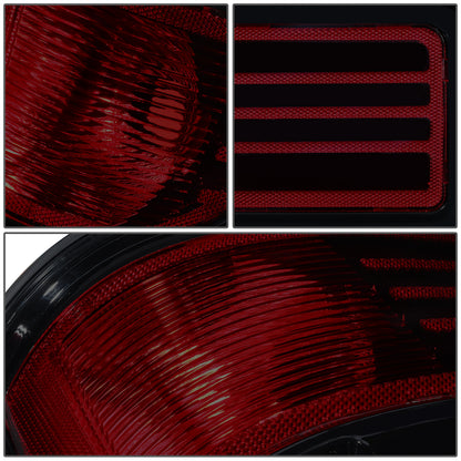 FAROS TRASEROS 09-14 FORD F-150 - BLACK/SMOKED