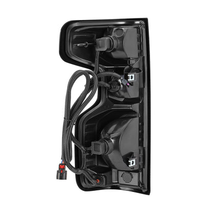 FAROS TRASEROS 19-24 CHEVY SILVERADO 1500 - FITS MODELS WITH FACTORY INCANDESCENT TAIL LIGHT ONLY - LED - BLACK / SMOKE