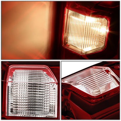 FAROS TRASEROS 19-24 CHEVY SILVERADO 1500 - FITS MODELS WITH FACTORY INCANDESCENT TAIL LIGHT ONLY - LED - DARK RED