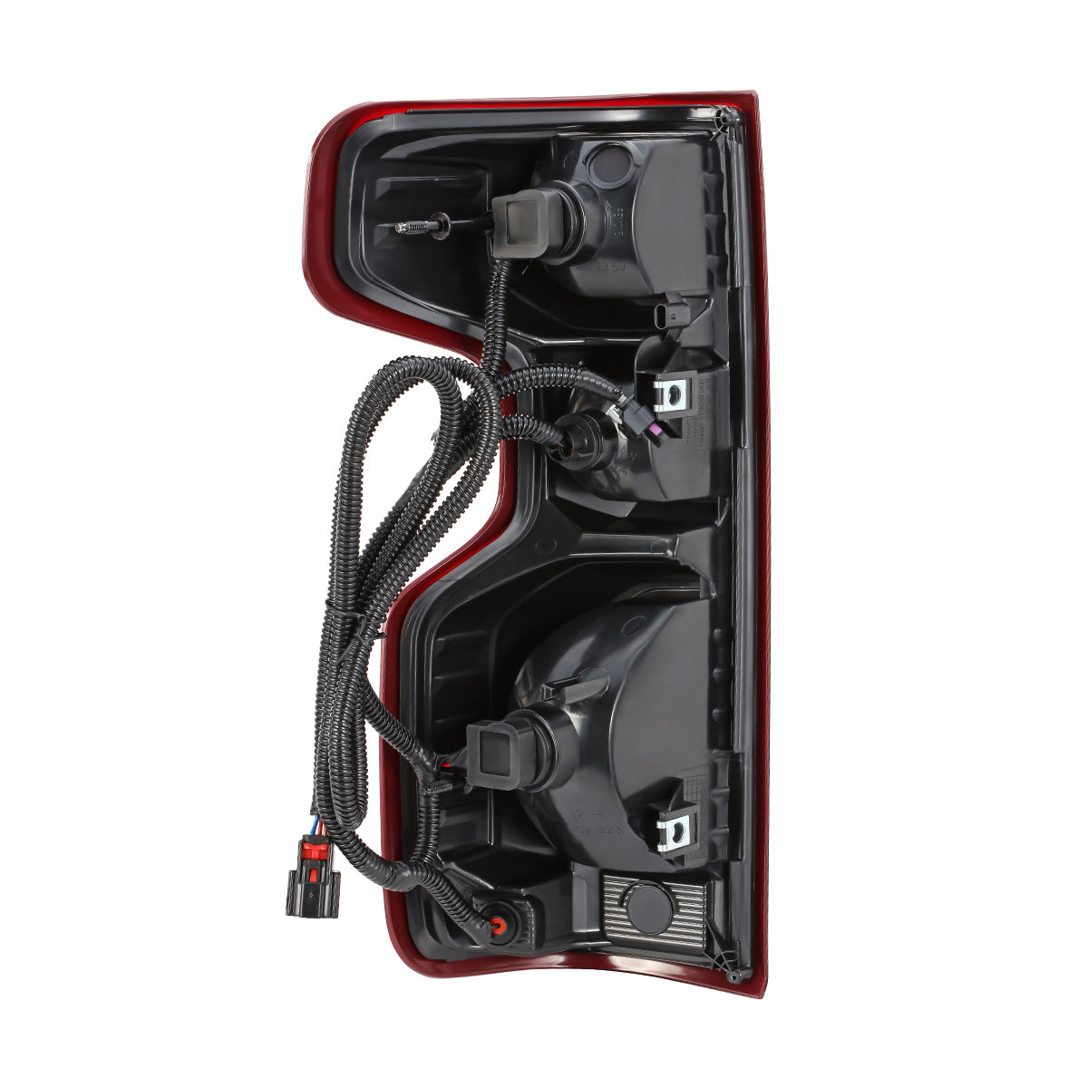 FAROS TRASEROS 19-24 CHEVY SILVERADO 1500 - FITS MODELS WITH FACTORY INCANDESCENT TAIL LIGHT ONLY - LED - RED