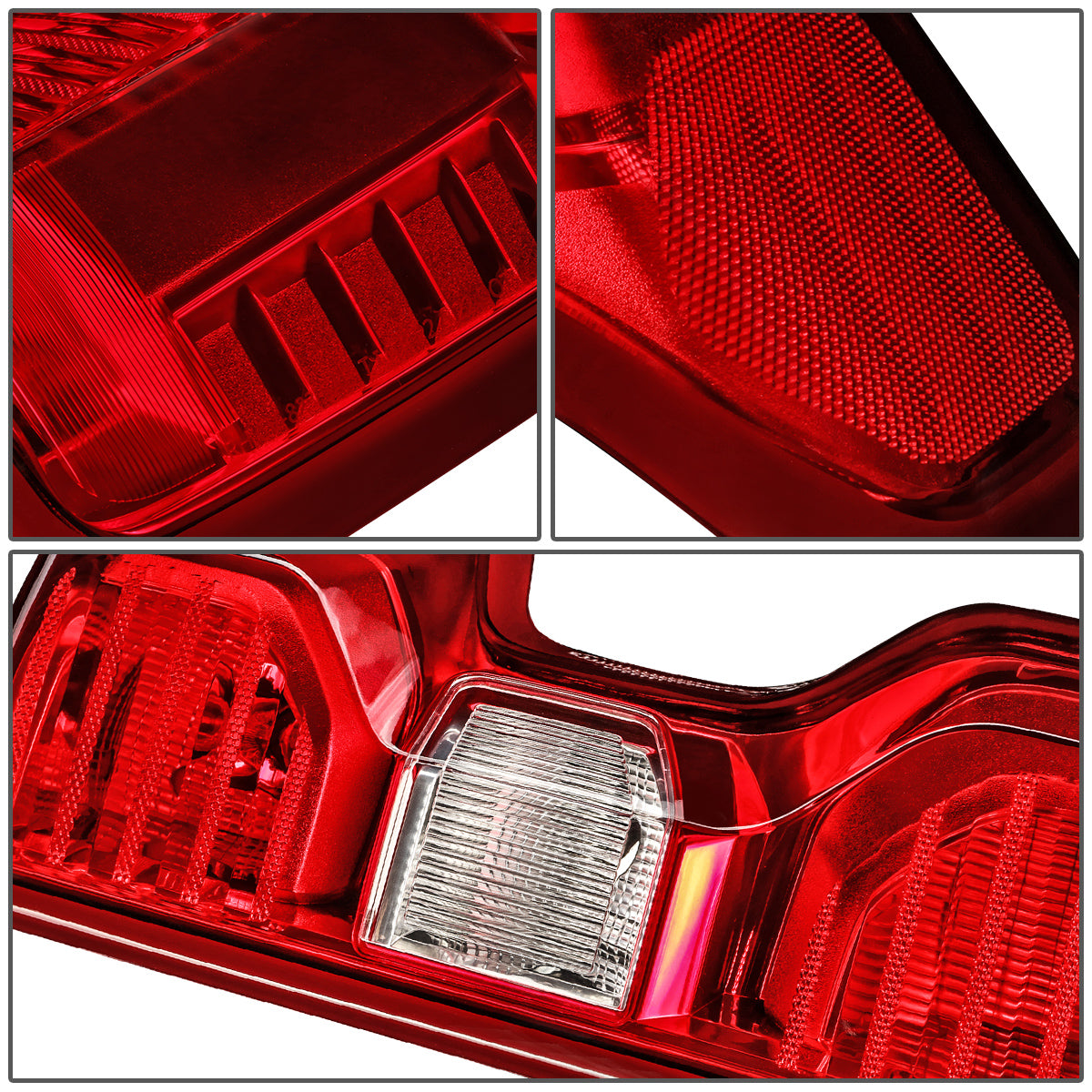 FAROS TRASEROS 19-24 CHEVY SILVERADO 1500 - FITS MODELS WITH FACTORY INCANDESCENT TAIL LIGHT ONLY - LED - RED