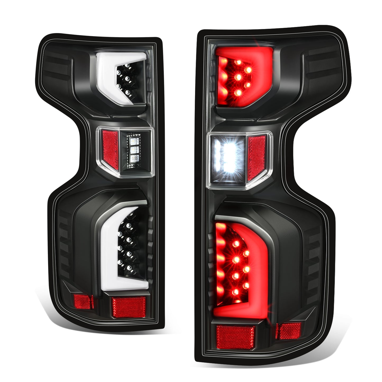 FAROS TRASEROS 19-24 CHEVY SILVERADO 1500 LED,CLEAR LENS