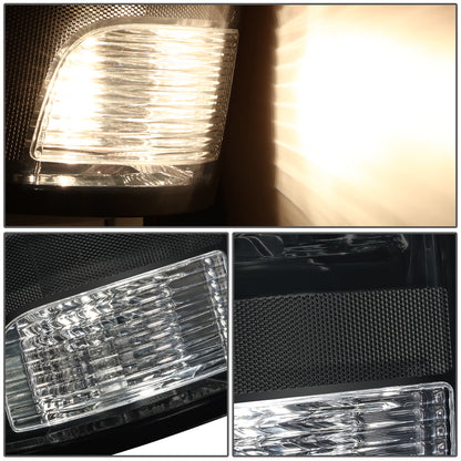 FAROS TRASEROS 09-10 DODGE RAM 1500 / 2010 RAM 2500, 3500 / 11-18 RAM 1500, 2500, 3500 / 19-22 RAM 1500 CLASSIC - FITS MODELS WITH FACTORY HALOGEN TAIL LIGHTS ONLY - DOES NOT FIT MODELS WITH FACTORY LED TAIL LIGHTS - LED - PAIR - BLACK / SMOKE