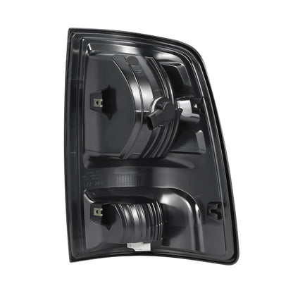FAROS TRASEROS 09-10 DODGE RAM 1500 / 2010 RAM 2500, 3500 / 11-18 RAM 1500, 2500, 3500 / 19-22 RAM 1500 CLASSIC - FITS MODELS WITH FACTORY HALOGEN TAIL LIGHTS ONLY - DOES NOT FIT MODELS WITH FACTORY LED TAIL LIGHTS - LED - PAIR - BLACK / SMOKE