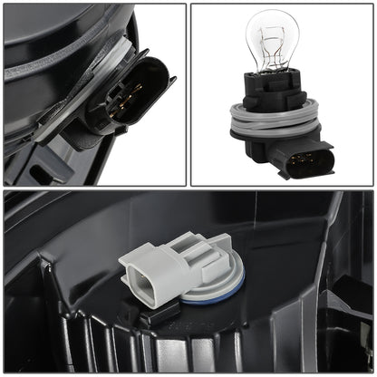 FAROS TRASEROS 09-10 DODGE RAM 1500 / 2010 RAM 2500, 3500 / 11-18 RAM 1500, 2500, 3500 / 19-22 RAM 1500 CLASSIC - FITS MODELS WITH FACTORY HALOGEN TAIL LIGHTS ONLY - DOES NOT FIT MODELS WITH FACTORY LED TAIL LIGHTS - LED - PAIR - BLACK / SMOKE