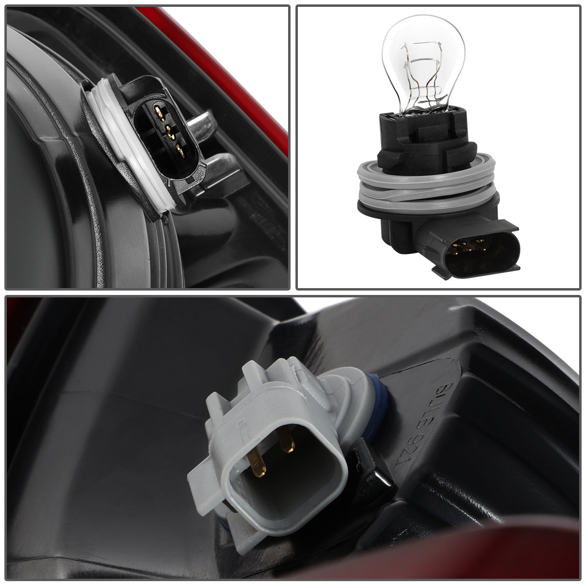 FAROS TRASEROS 09-10 DODGE RAM 1500 / 2010 RAM 2500, 3500 / 11-18 RAM 1500, 2500, 3500 / 19-22 RAM 1500 CLASSIC - FITS MODELS WITH FACTORY HALOGEN TAIL LIGHTS ONLY - DOES NOT FIT MODELS WITH FACTORY LED TAIL LIGHTS - LED - PAIR - RED